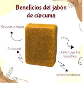 JABON DE CURCUMA + REGALO 🎁MASCARILLA FACIAL🎁